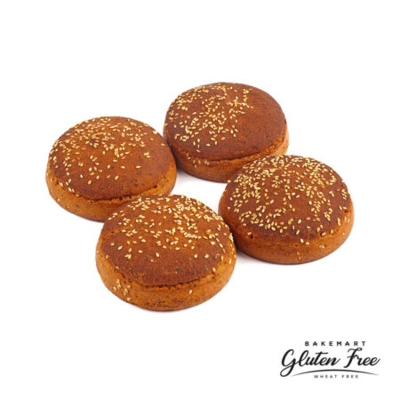 Vegan Burger Bun Large (4Pcs)- 332g – GF